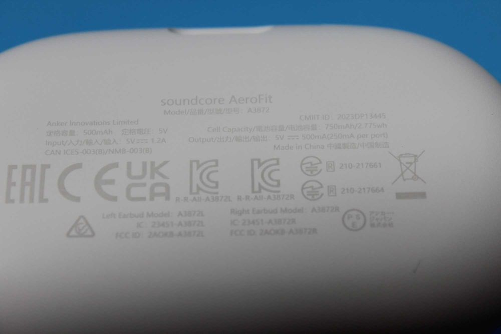 Навушники Anker SoundCore AeroFit Calm White