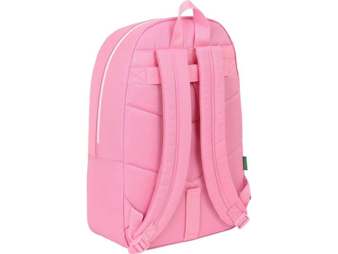 Mochila BENETTON Flamingo (30 x 46 x 4 cm - Rosa)