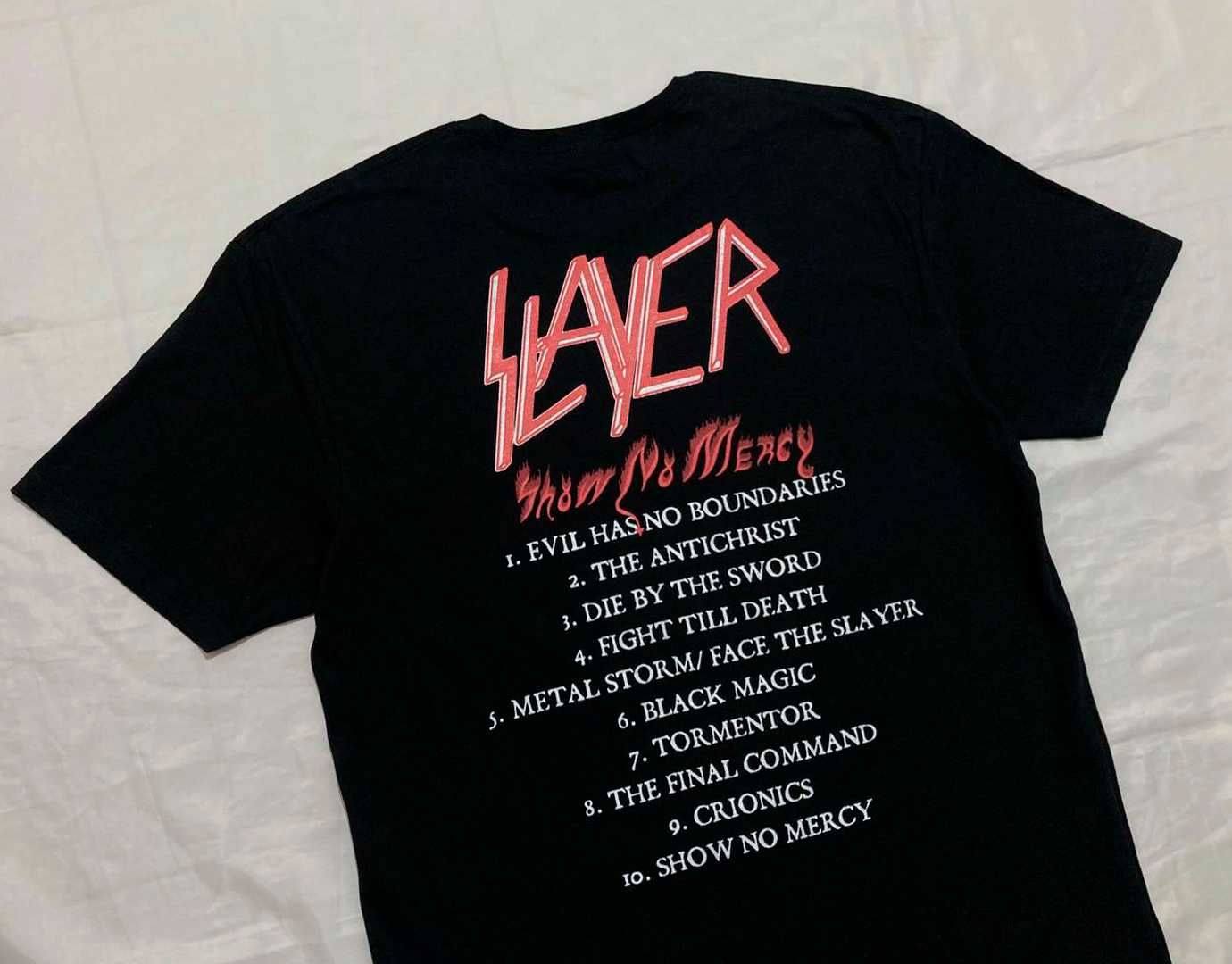 Футболка / мерч Slayer - Show no Mercy - S, M , L , XL , XXL