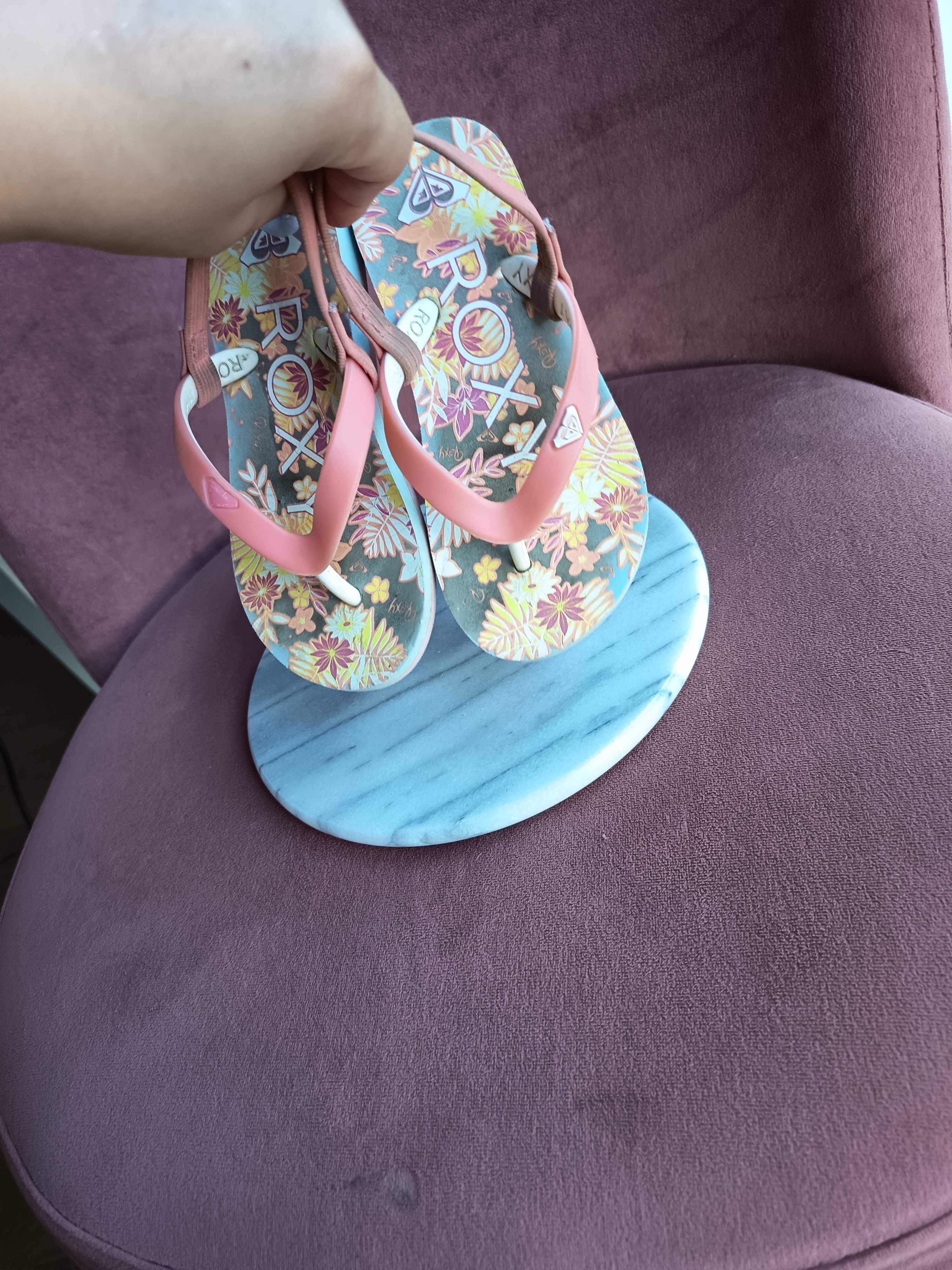 Roxy sandały japonki 9/10 UK r. 25/26