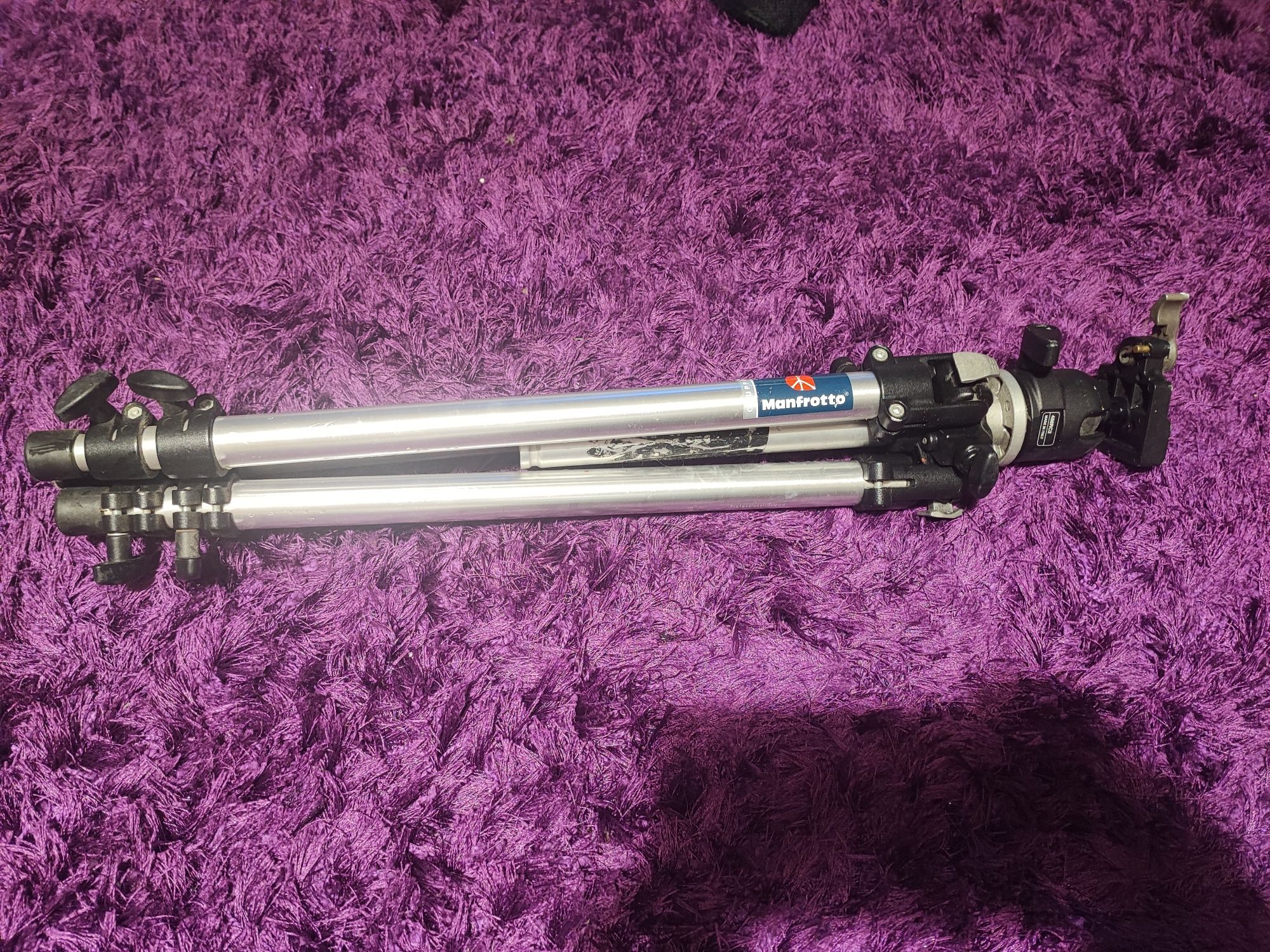 Statyw Manfrotto 055XPROB z głowicą 486RC2