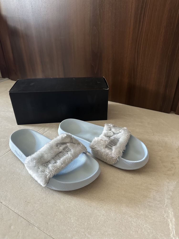 Puma Fenty by Rihanna klapki futerko r. 41 42 slide j. nowe okazja