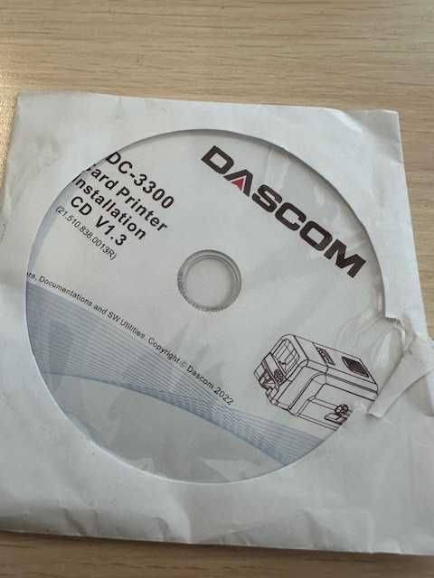 Drukarka kart plastikowych DASCOM DC-3300 dwustronna