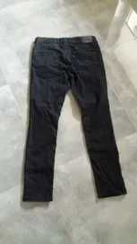 Spodnie meskie chlopiece reserved jeansy joggery 32 jeans czarne rurki
