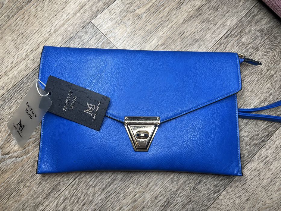 Сумка/клатч синій колір