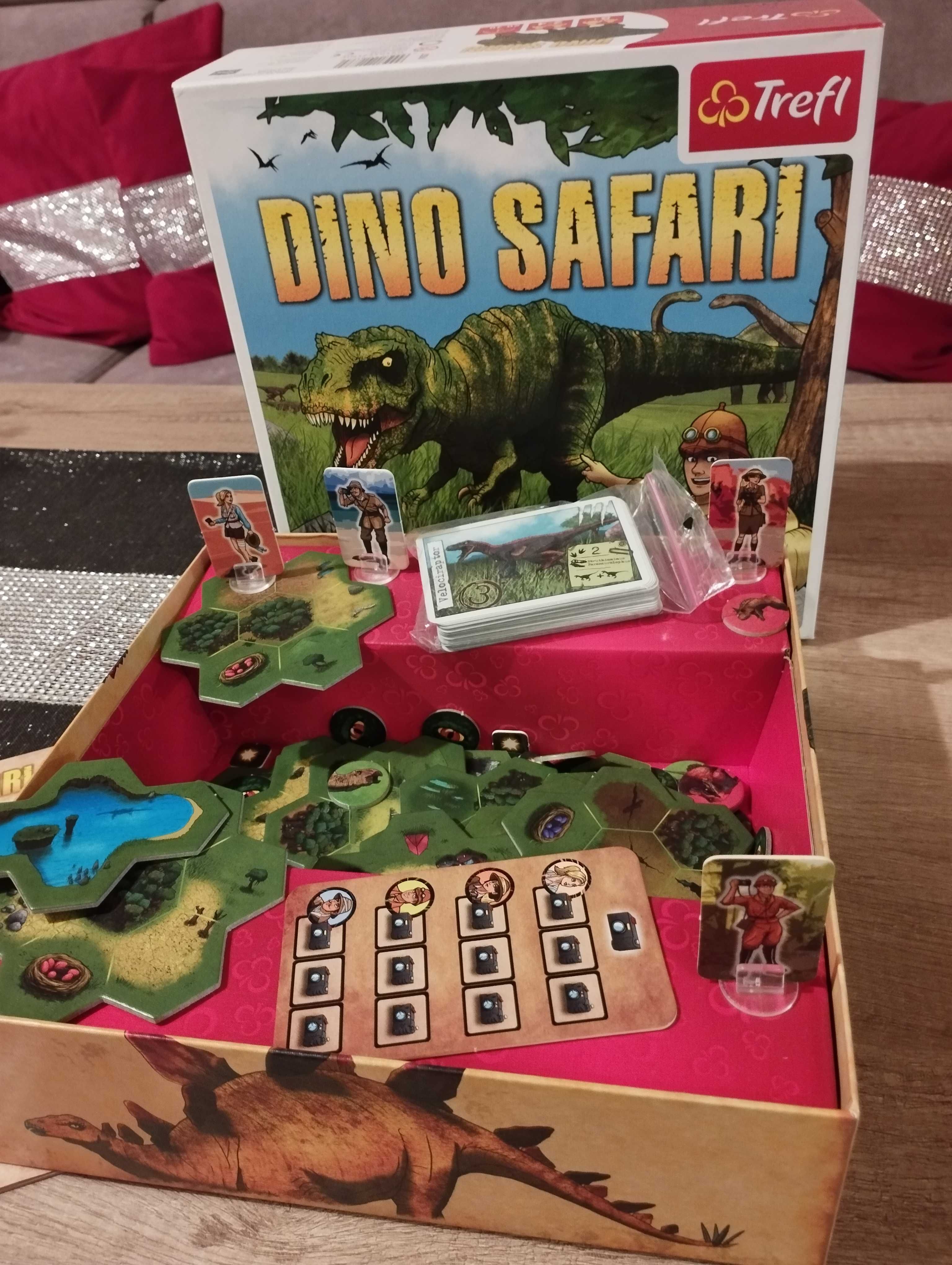 Dino Safari gra dla dzieci planszówka