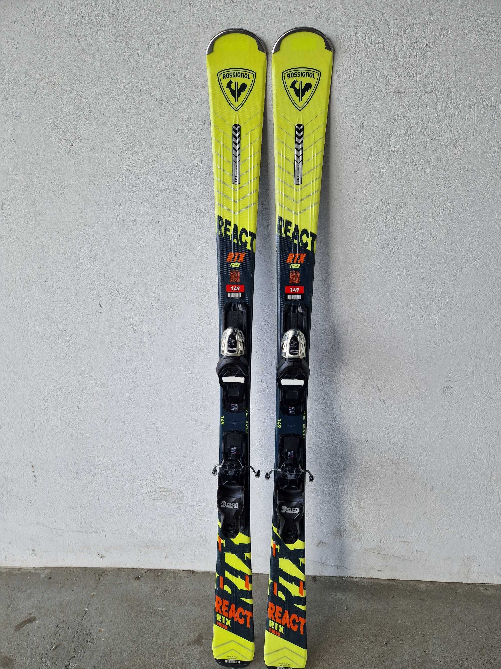 Narty Rossignol React RTX FIBER 149 CM (13)