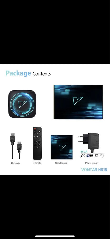 Приставка Smart TV Box VONTAR H618 4/32