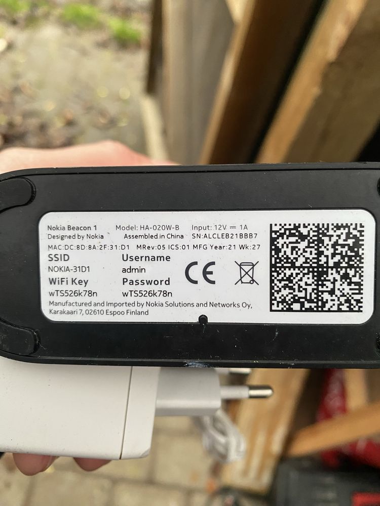 Роутер nokia  модель beacon 1