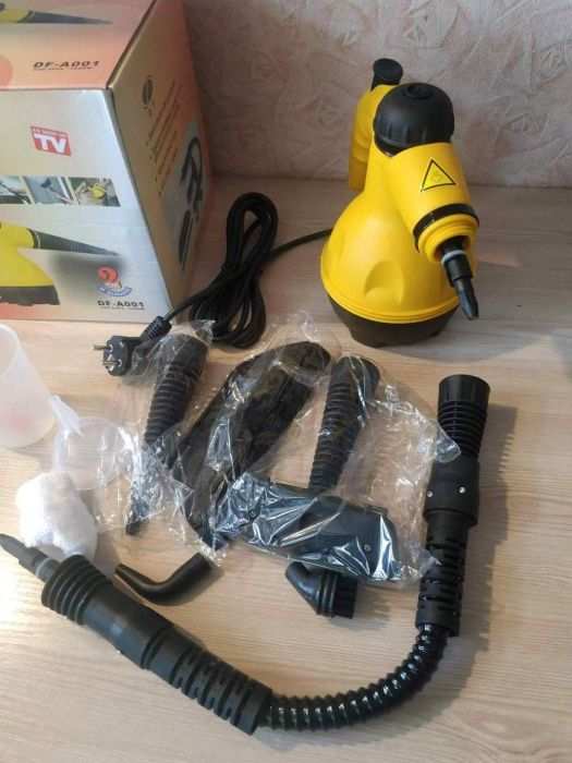 Steam Cleaner пароочисник парогенератор 1кВат відмиє ванну, туалет