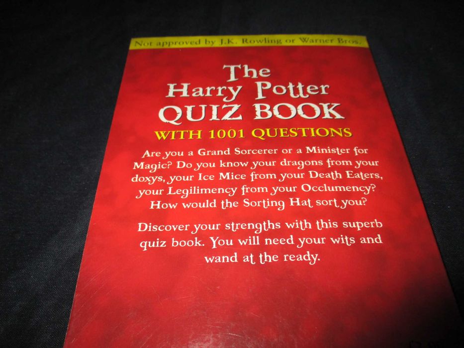 Livro The Harry Potter Quiz Book