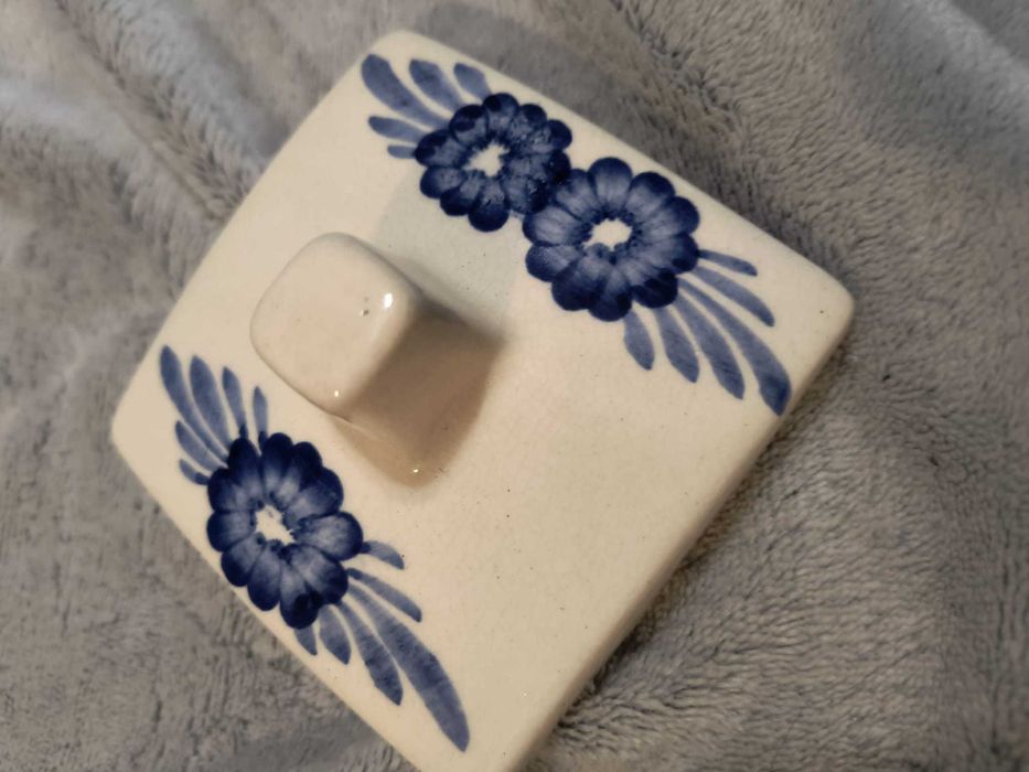 Pojemnik kuchenny fajans Włocławek USZKODZONY