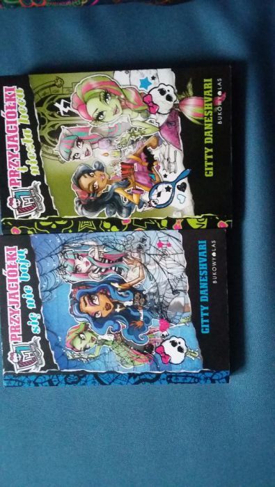 Monster High, dwie książki "NAJLEPSZE PRZYJACIÓŁKI"