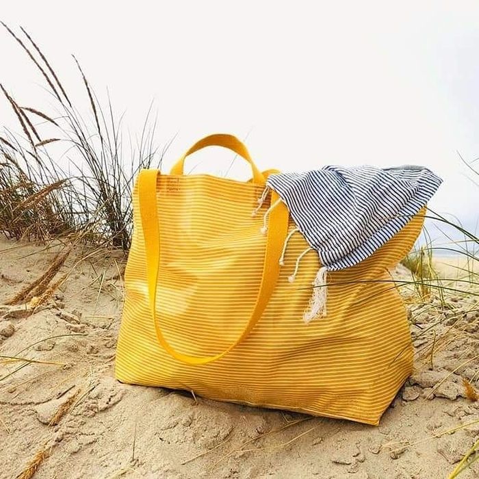 Saco praia plastificado