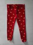 Czerwone legginsy 104