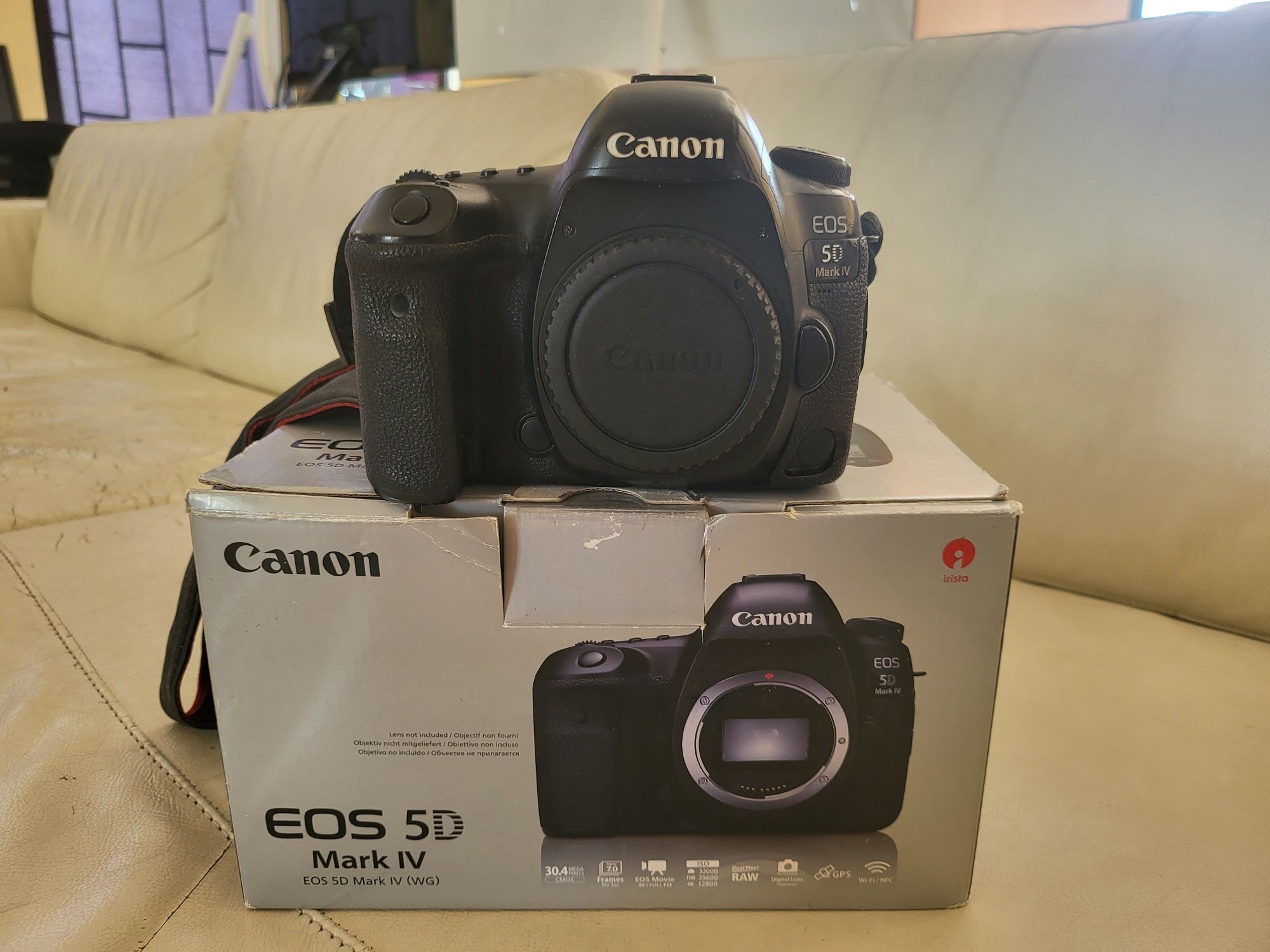 Canon 5d Mark iv (m4 mIV) c/caixa