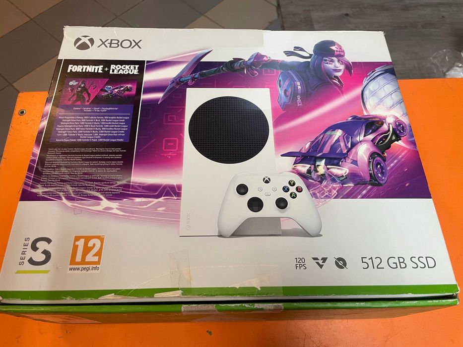 Xbox Series S + 2 Pady + Pudełko + gratis