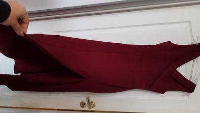 Elegancka Suknia - długa bordowa rozmiar 36