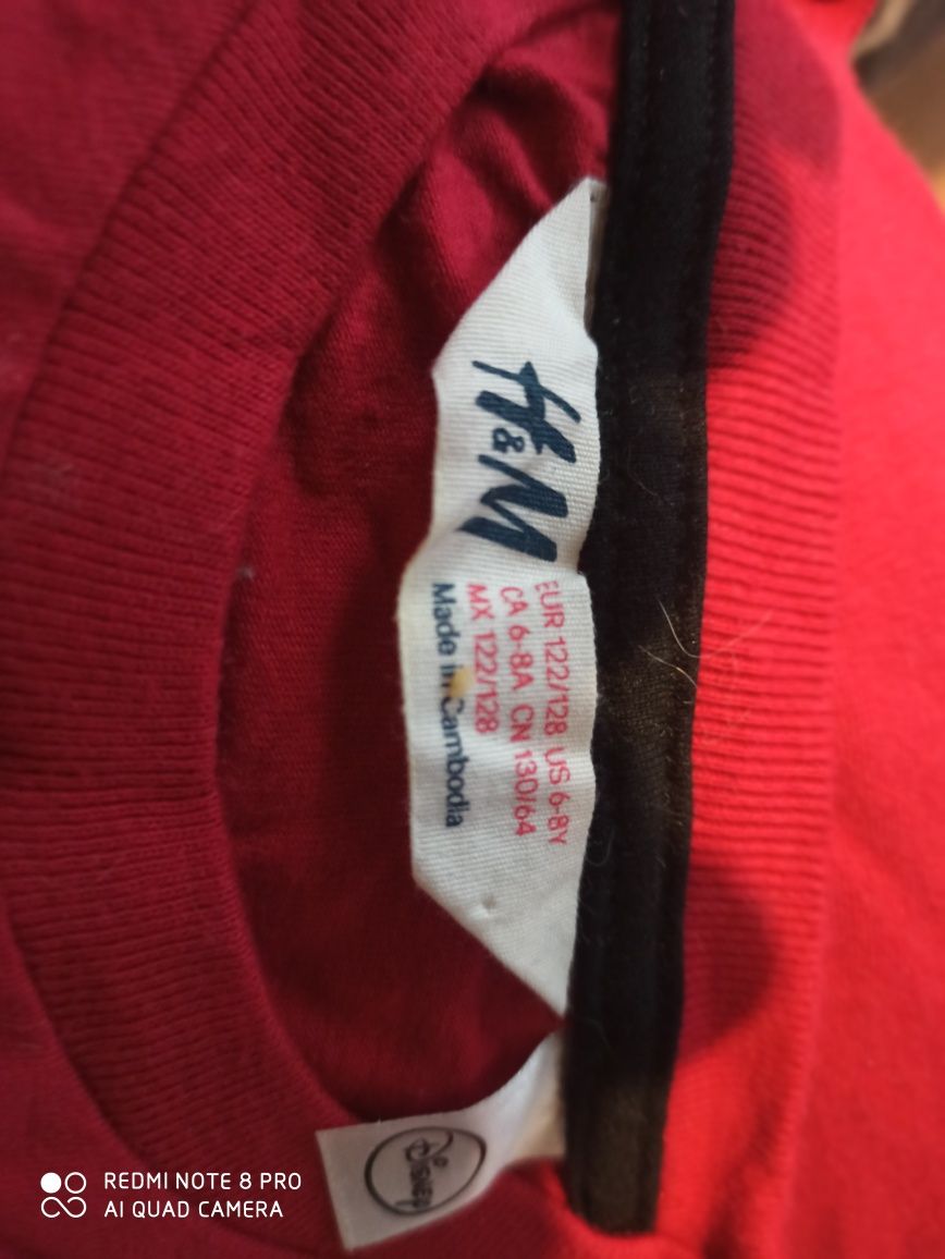 Bluzeczka Miki H&M 122/128 7-8 lat
