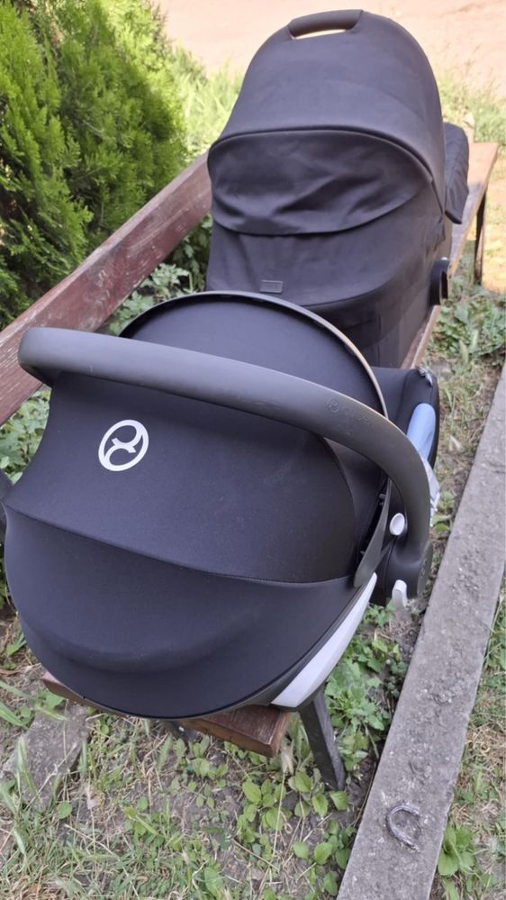 Коляска дитяча Cybex Balios S Lux black 3 в 1
