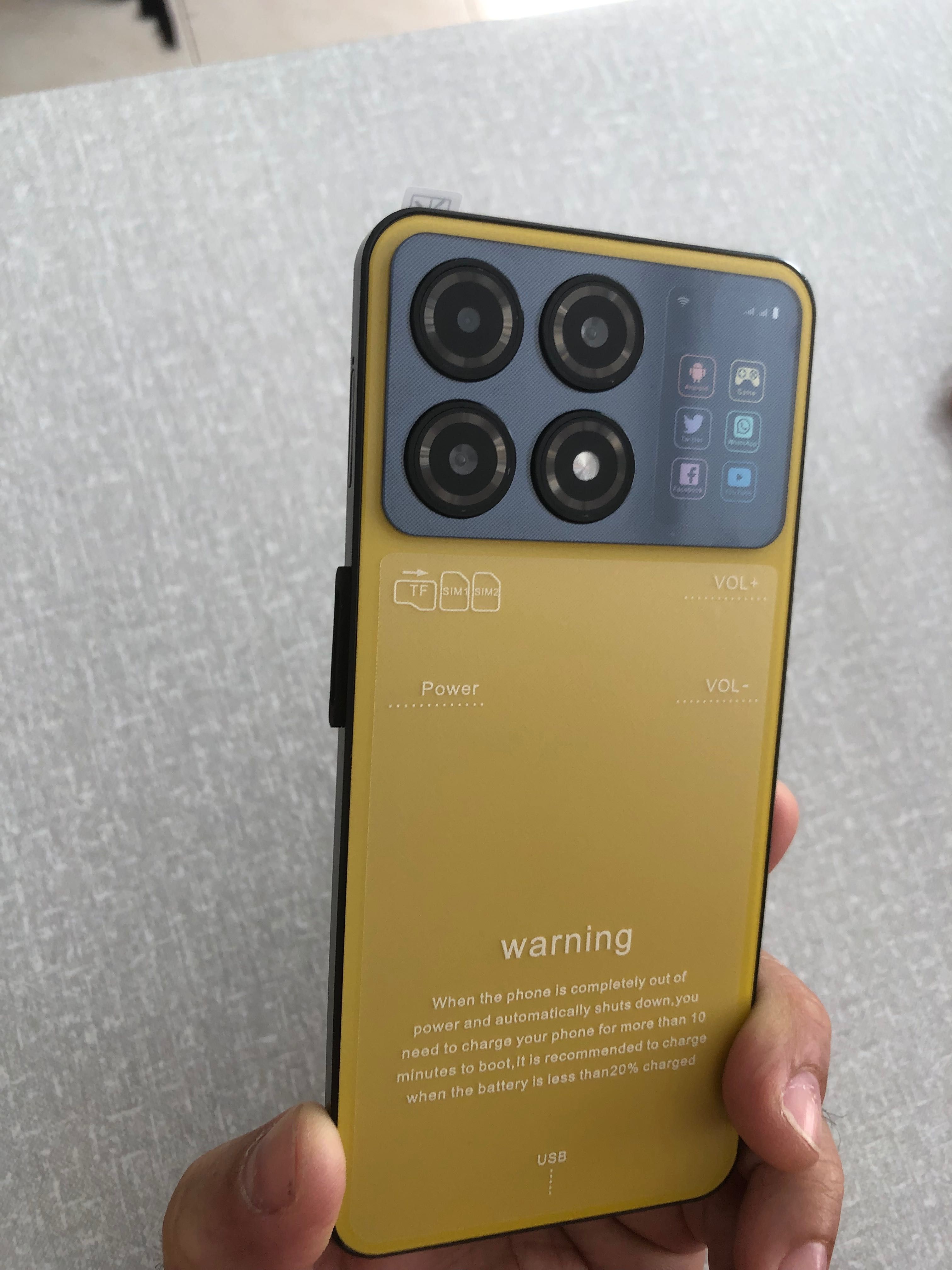 Xiaomi X7 12GB RAM-512GB - 7.3 Polegadas +Fone+Capa+Película