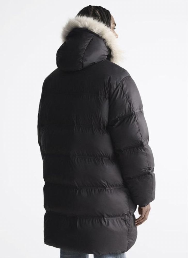 Акция срочно продам зимний мужской пуховик зима куртка Zara Зара L XL