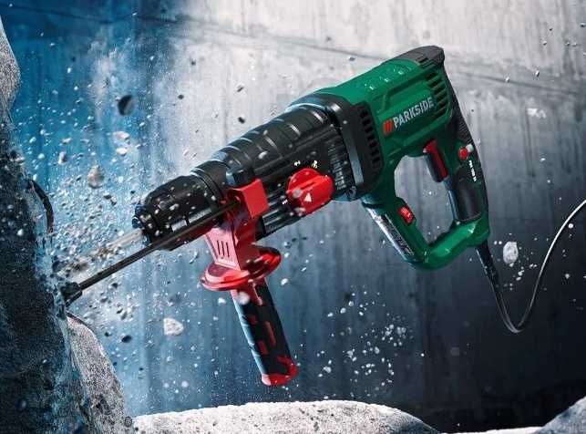 Młotowiertarka Wiertarka Udarowa PARKSIDE 1050 duża moc WALIZKA