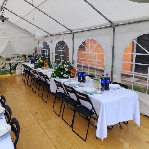Wynajem NAMIOT PARKIET podłoga grill