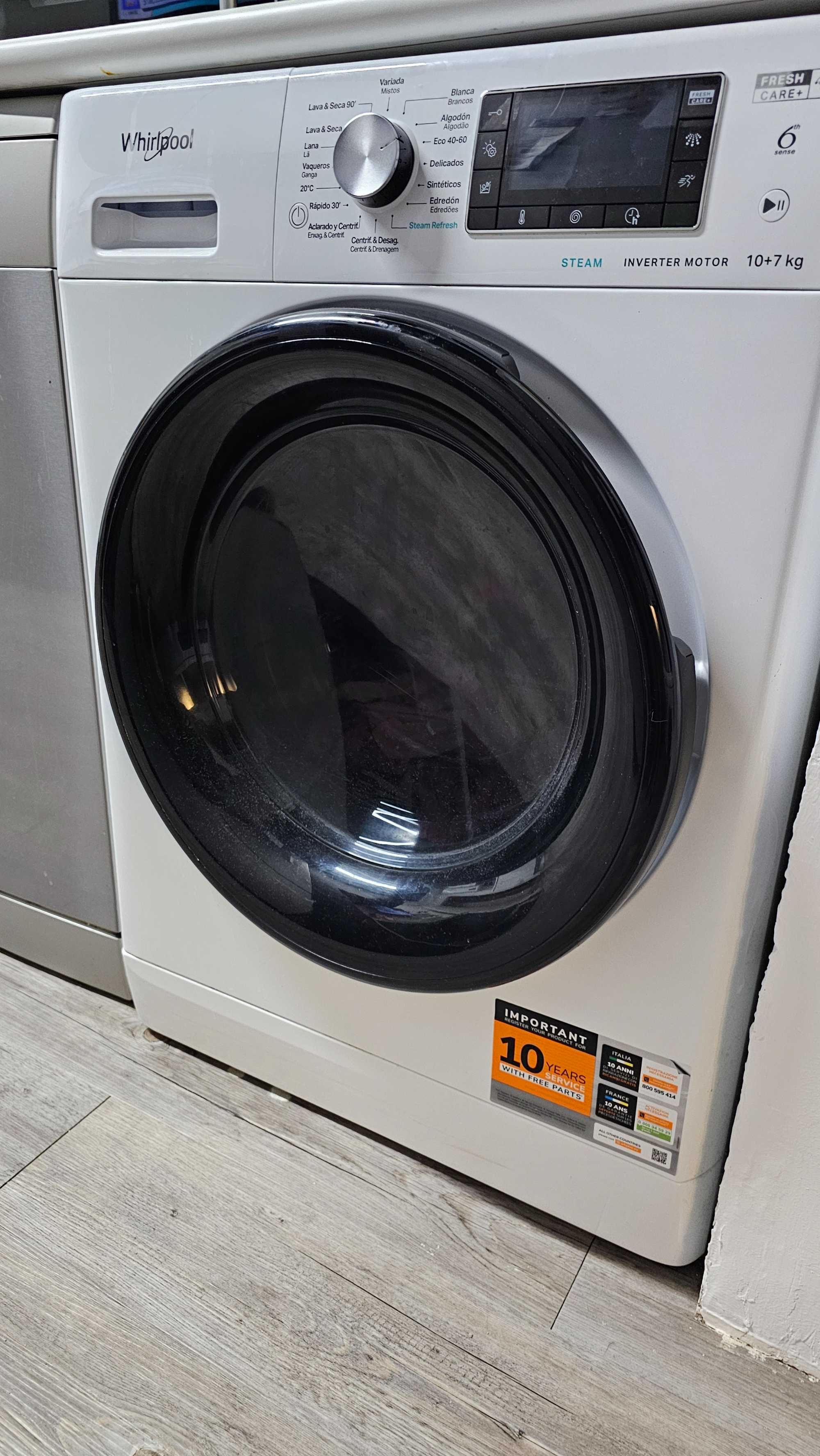 Máquina de lavar e secar roupa Whirlpool C/Garantía 10+7 Kg