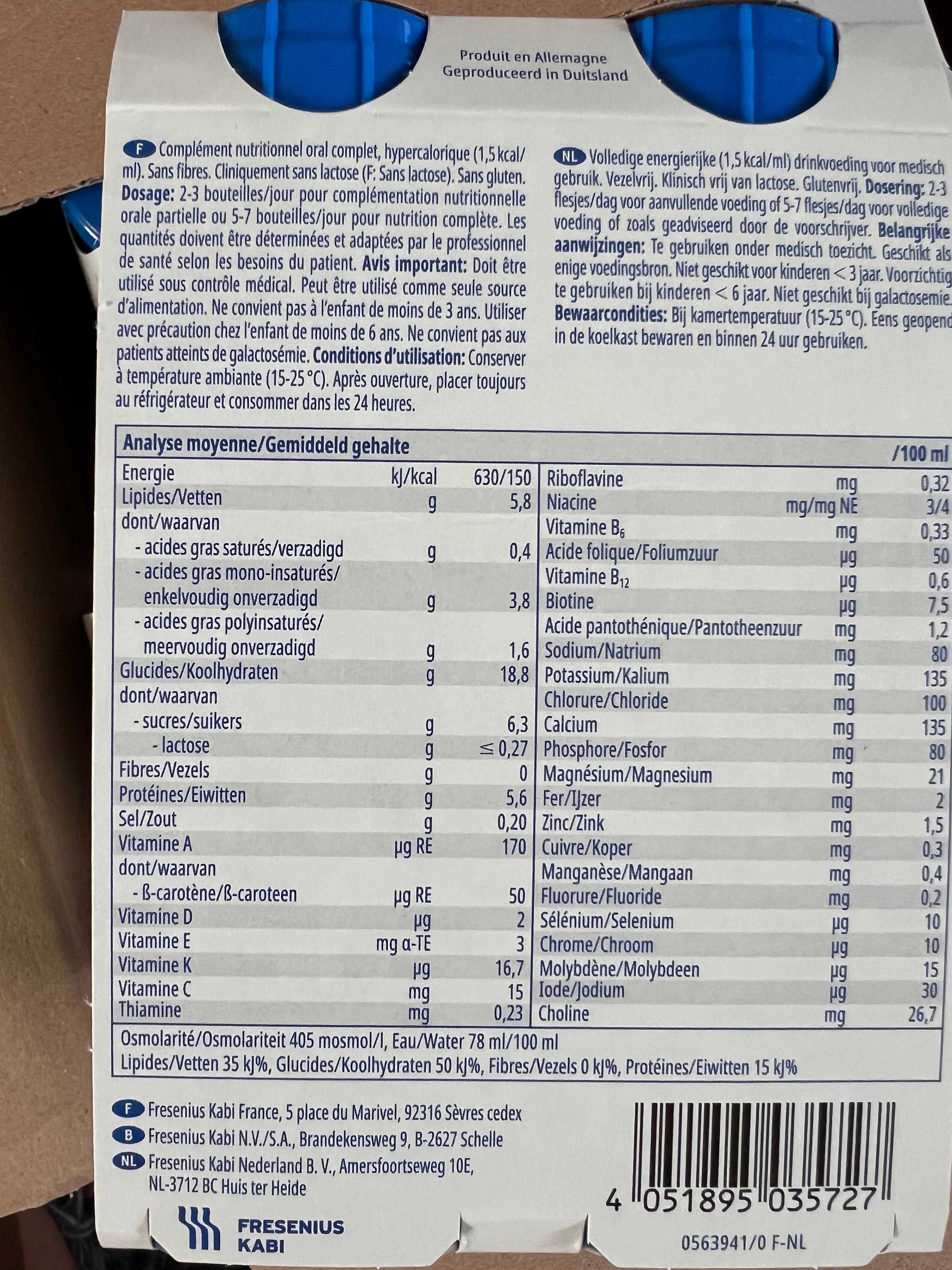 (Nutridrink) / Fresubin - Różne smaki