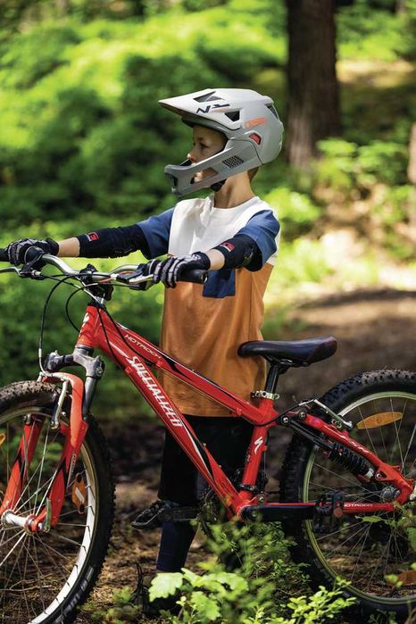 Kask dziecięcy ABUS youdrop FF rower MTB enduro hulajnoga 48-55 cm
