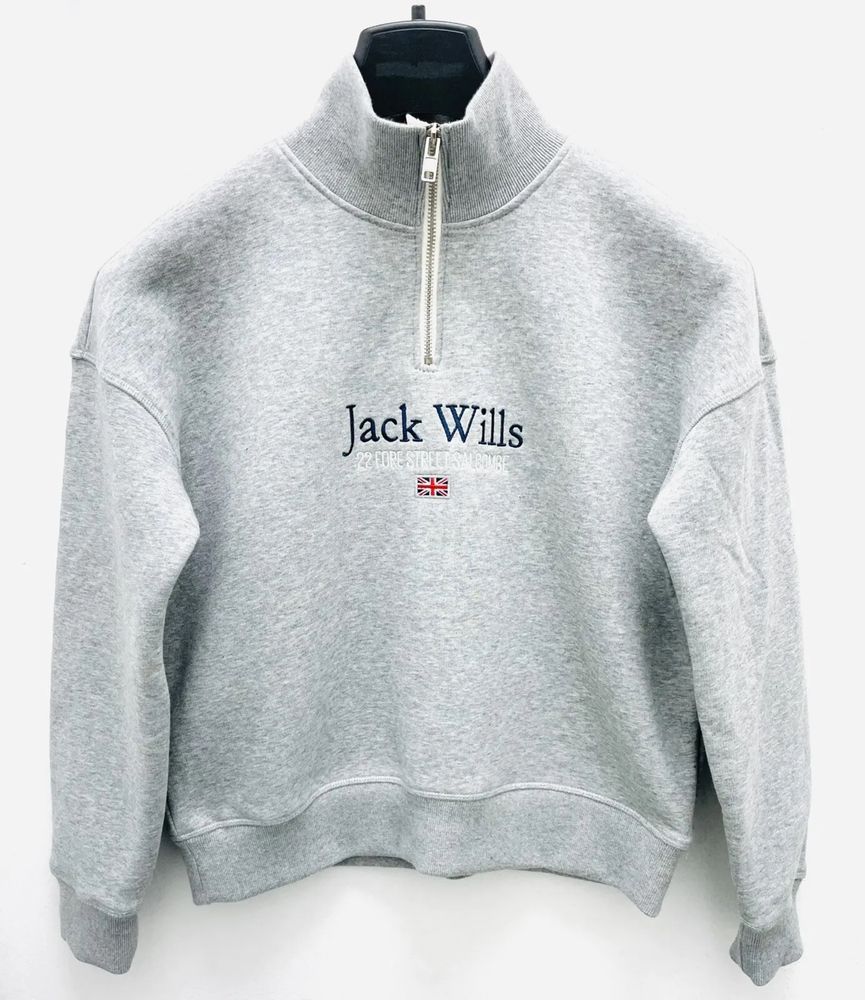 Жіноча сіра толстовка Honeylane на півзастібці Jack Wills