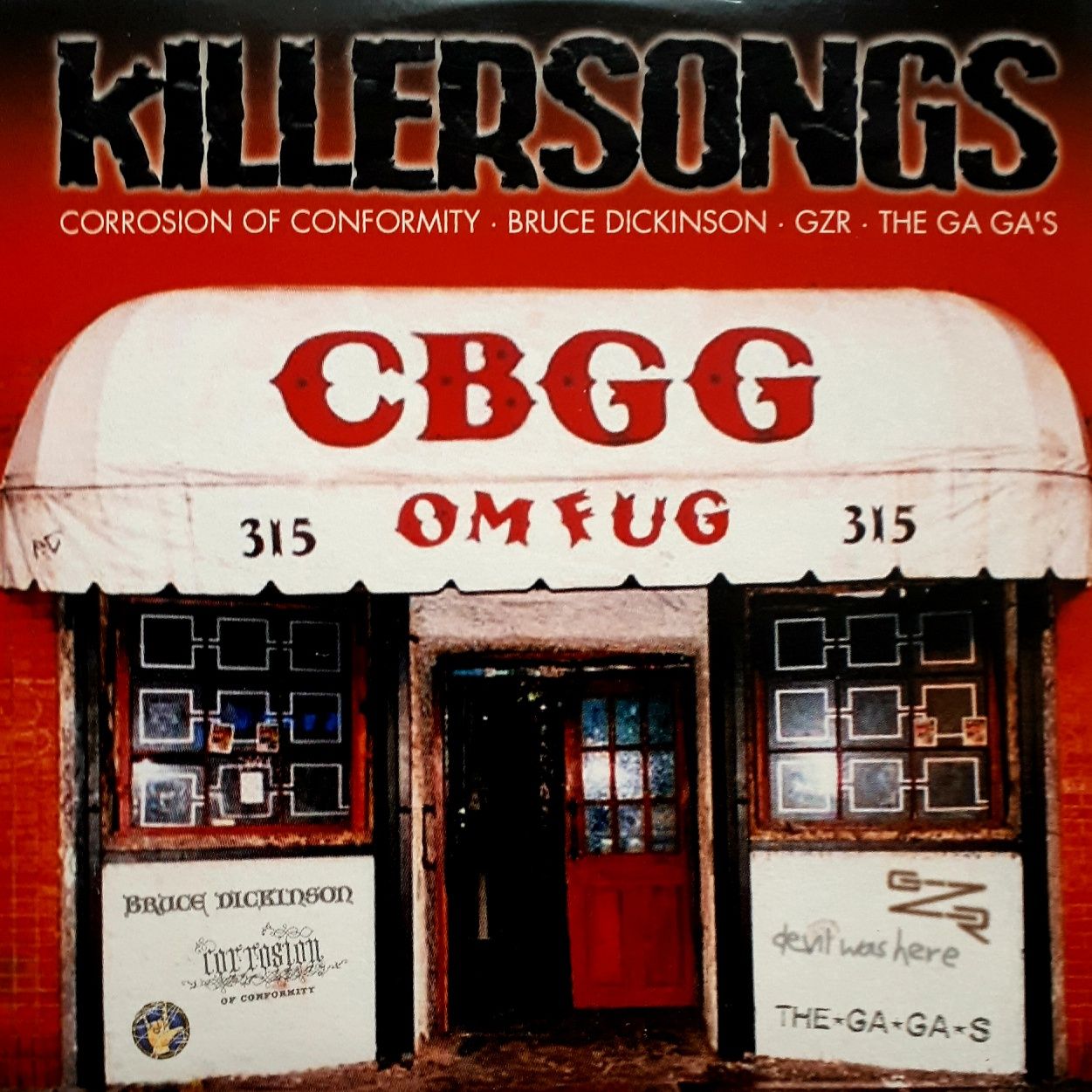 Killersongs CBGG Bruce Dickinson GZR The GaGa's COC 2005r Promo