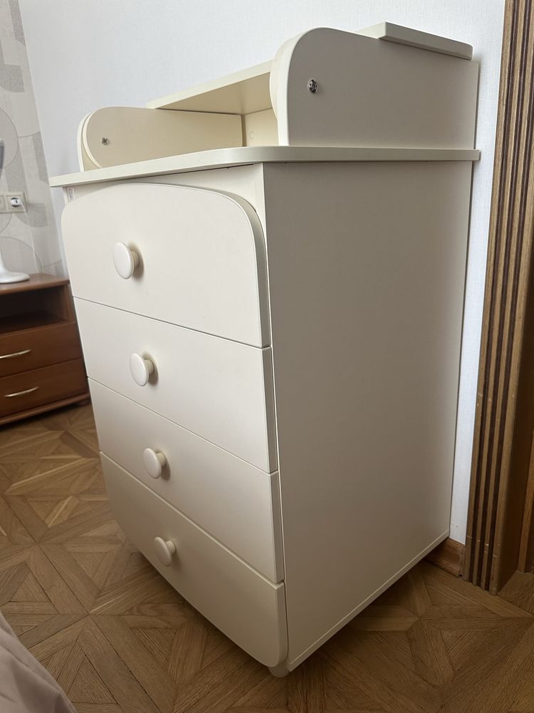 Дитячі меблі Верес (ліжко, комод, матрац)