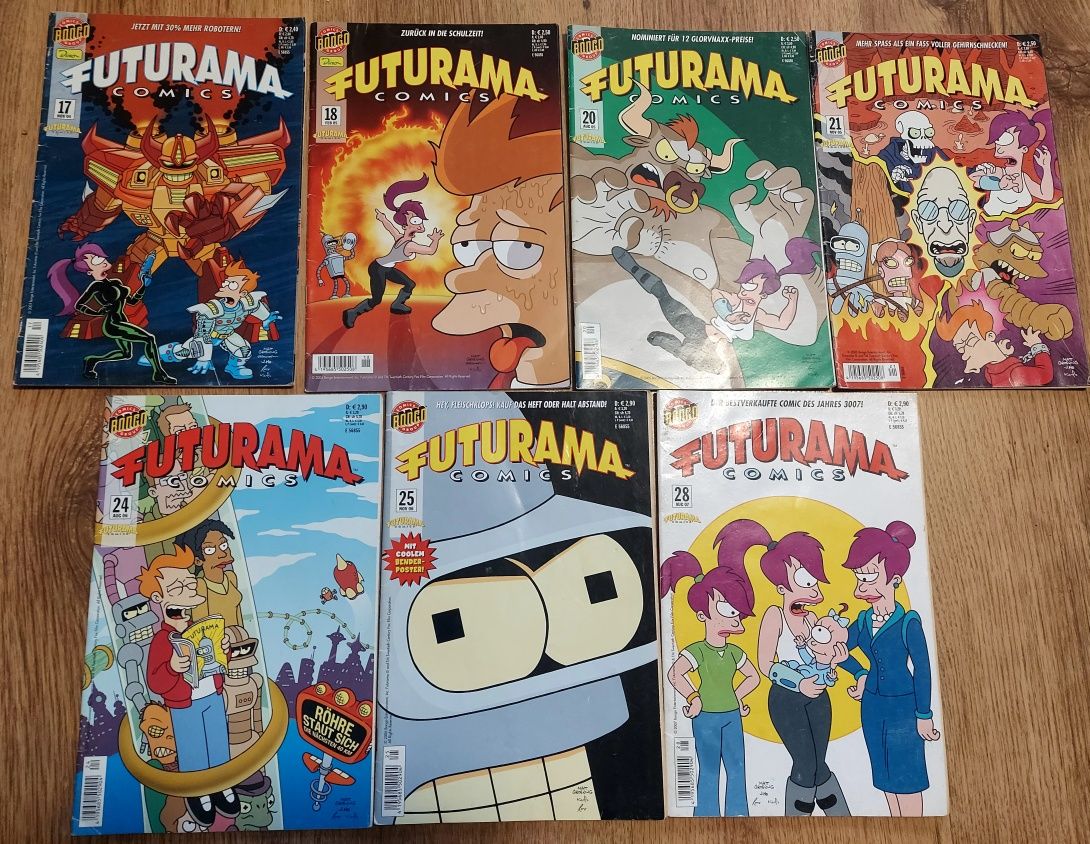 Komiksy Futurama 20 numerów Matt Groening
