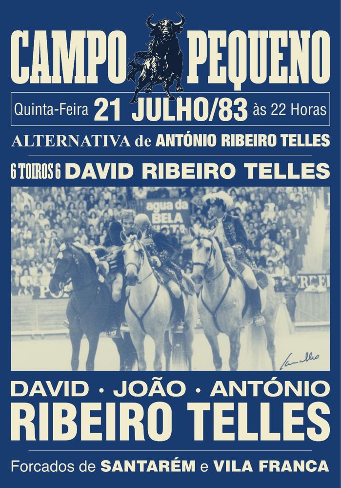 Cartaz Tourada - Alternativa António Ribeiro Telles