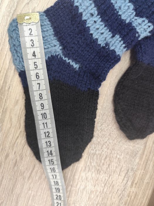 Skarpety wełniane dla chłopca Handmade r. 25-27