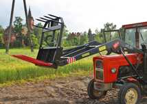 Ładowacz czołowy TUR Z OSPRZĘTEM Ładowacz TUR do C330 C360 T25 Zetor MTZ euroramka WOL-MET