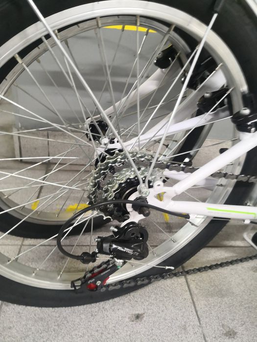 Bicicleta Dobrável  Eleven Nature  Branca- Nova