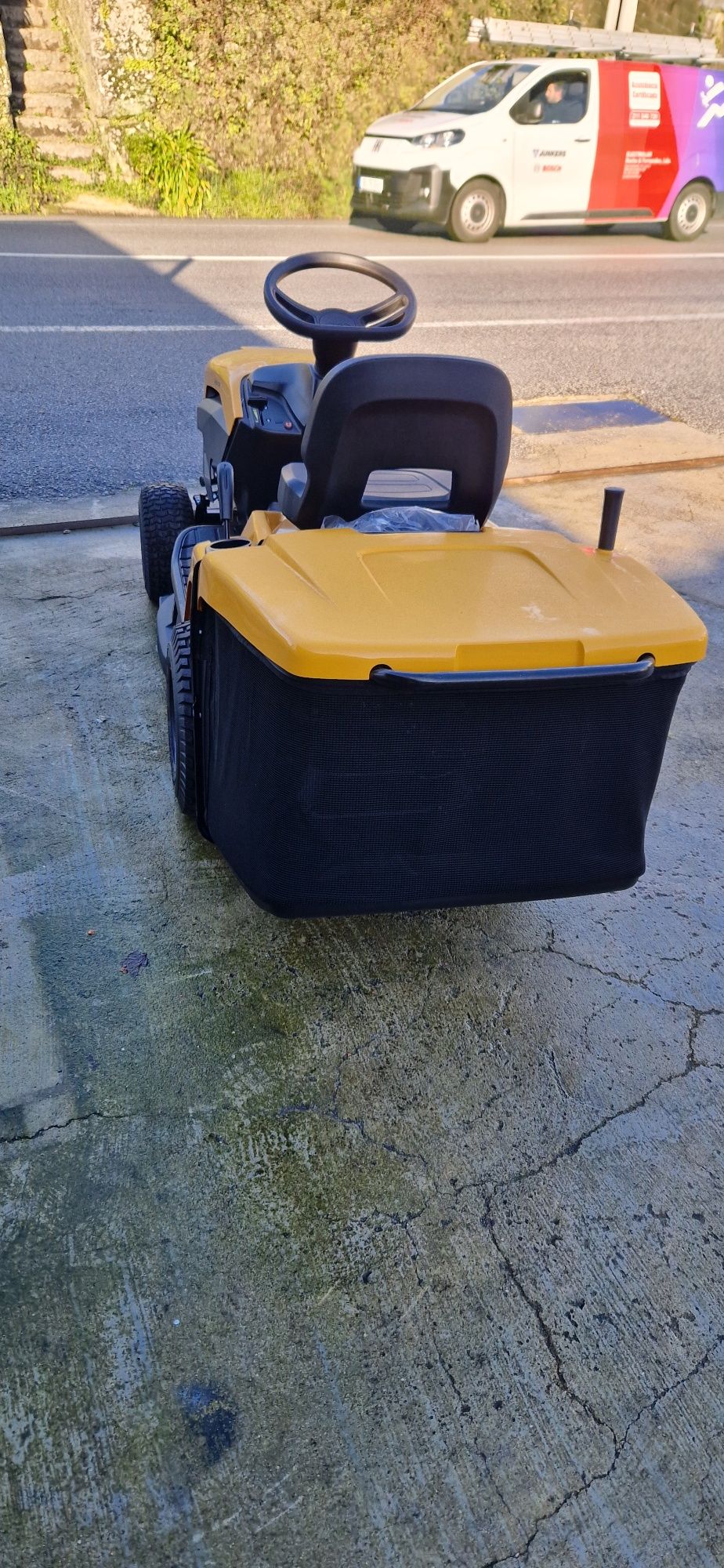 Corta relva Tractor stiga
