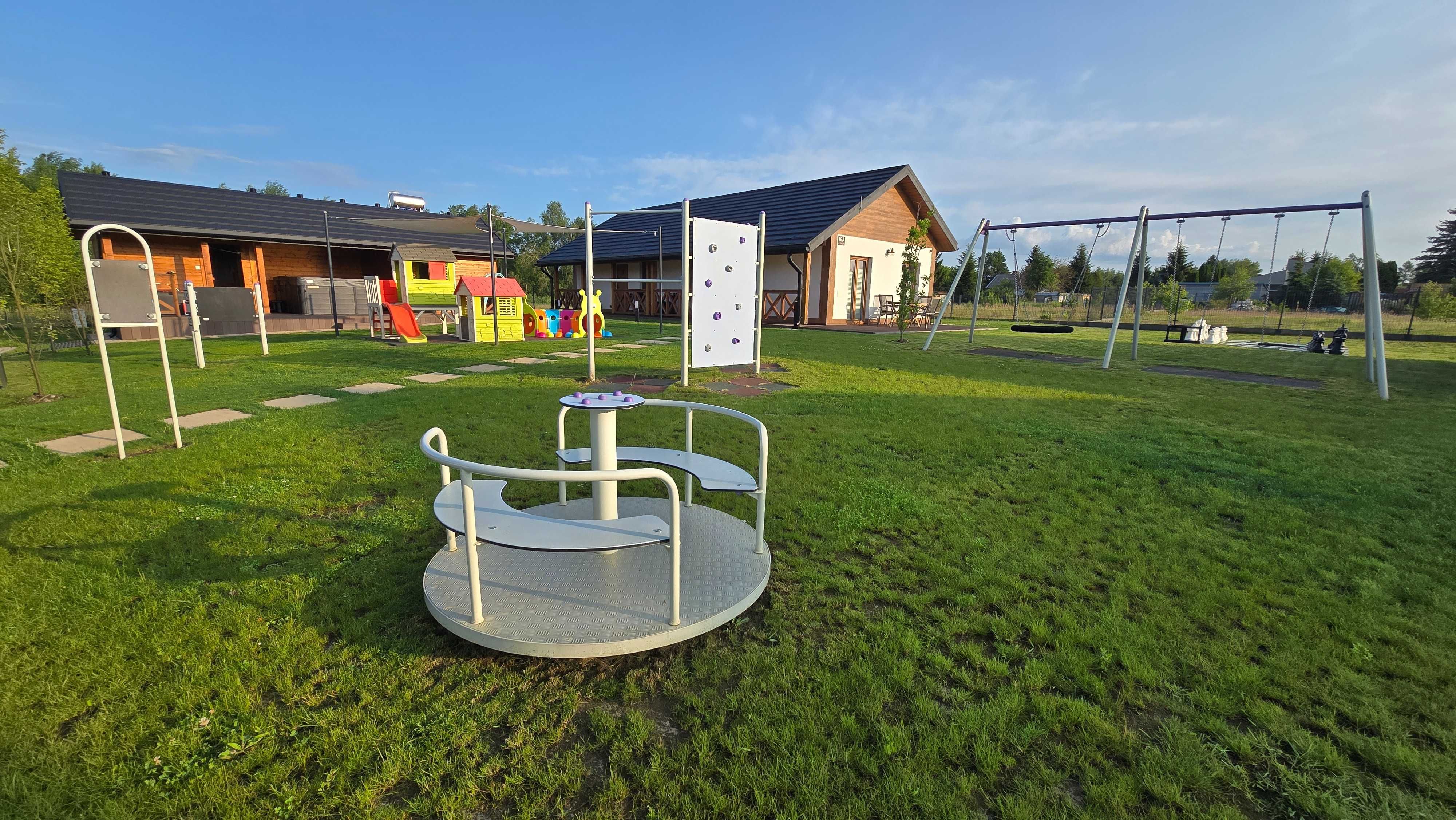 Nowe domki dla Rodzin z dziećmi, plac zabaw, jacuzzi, wolny od 8 VIII