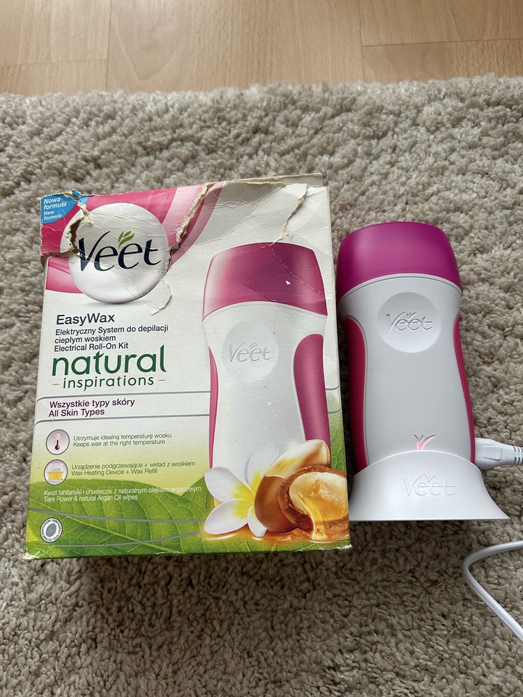 Veet easy wax elektryczny depilacja ciepłym woskiem