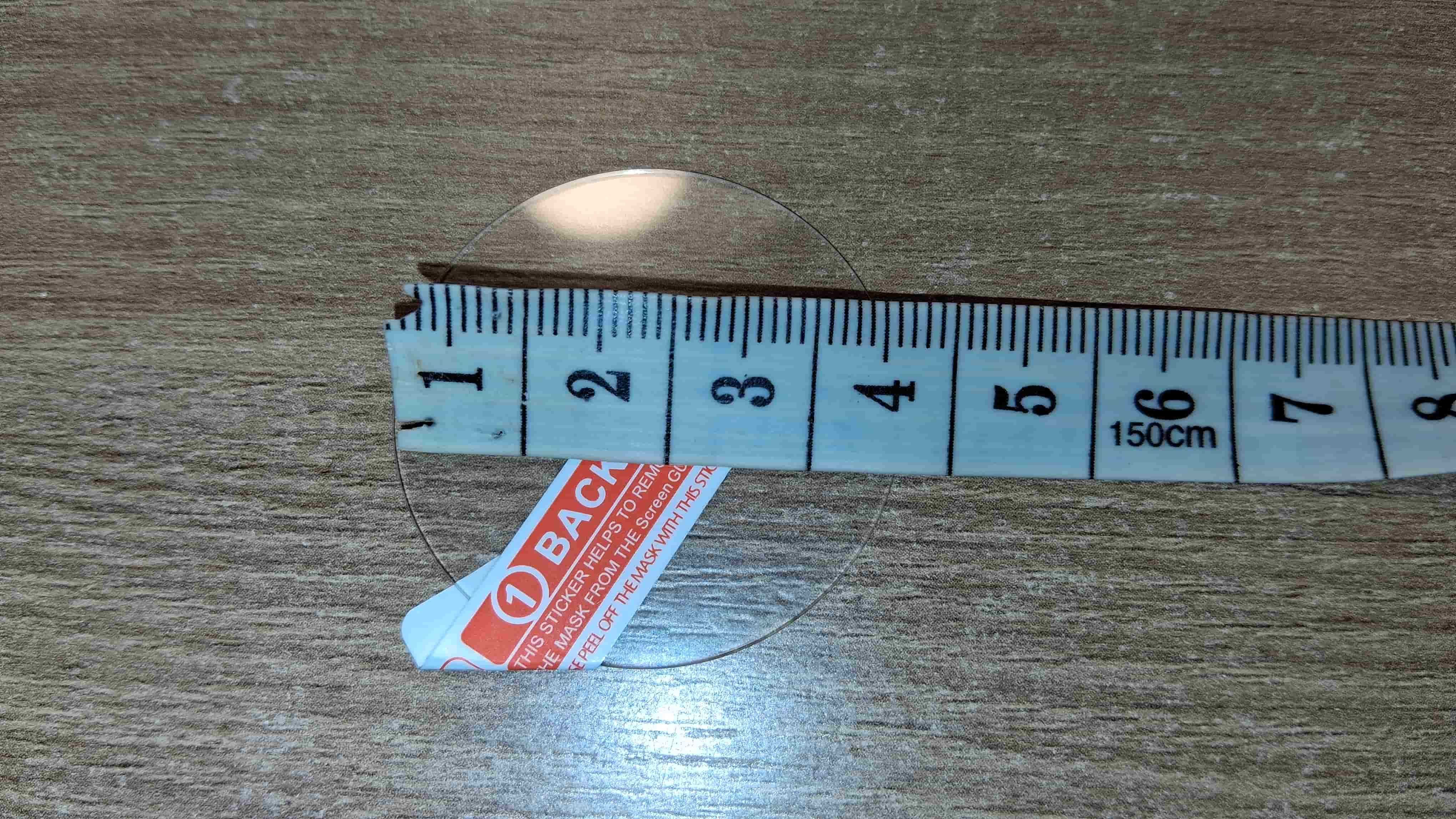 Szkło Hartowane 9H 3-pak Do Smartwatch Zegarek Okrągłe