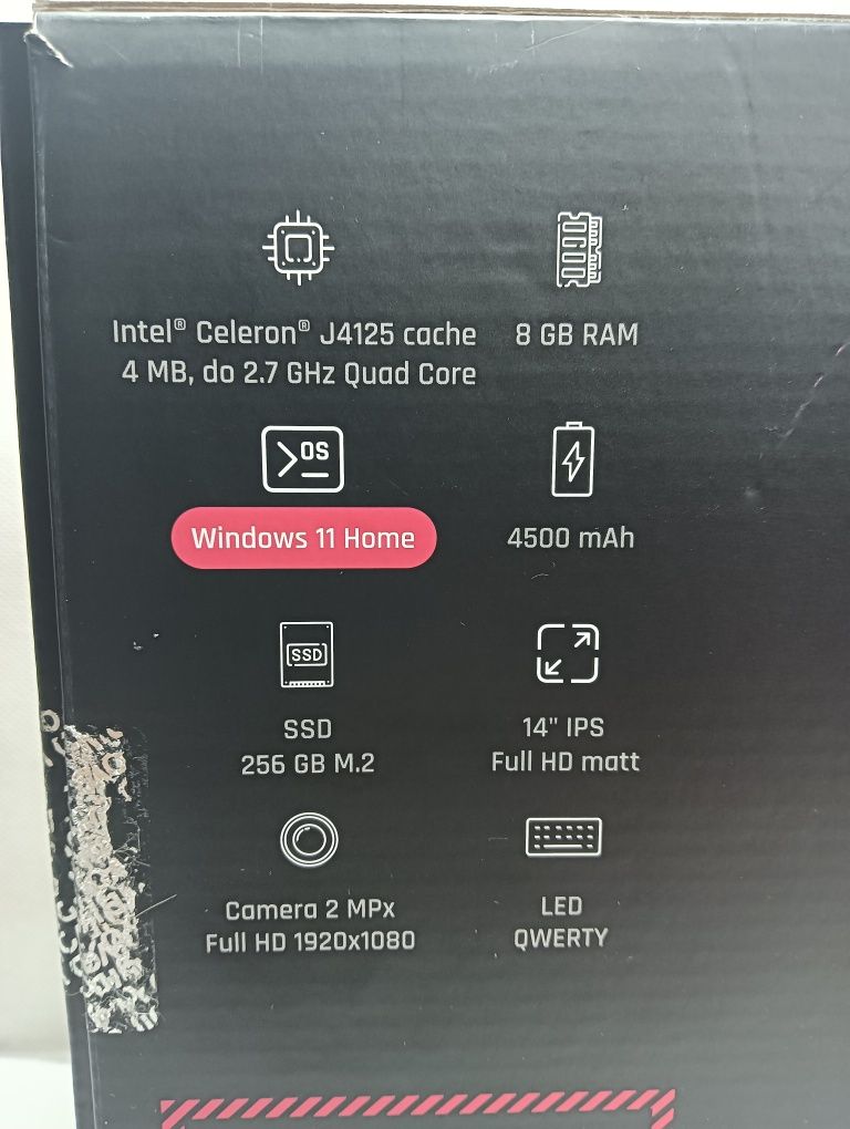 Laptop MAXCOM mBook 14'' Celeron J4125 8GB/256GB