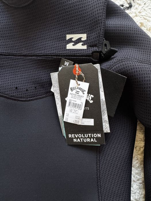 Fato Surf BILLABONG 4/3 REVOLUTION Natural Upcycler CZ Full Black