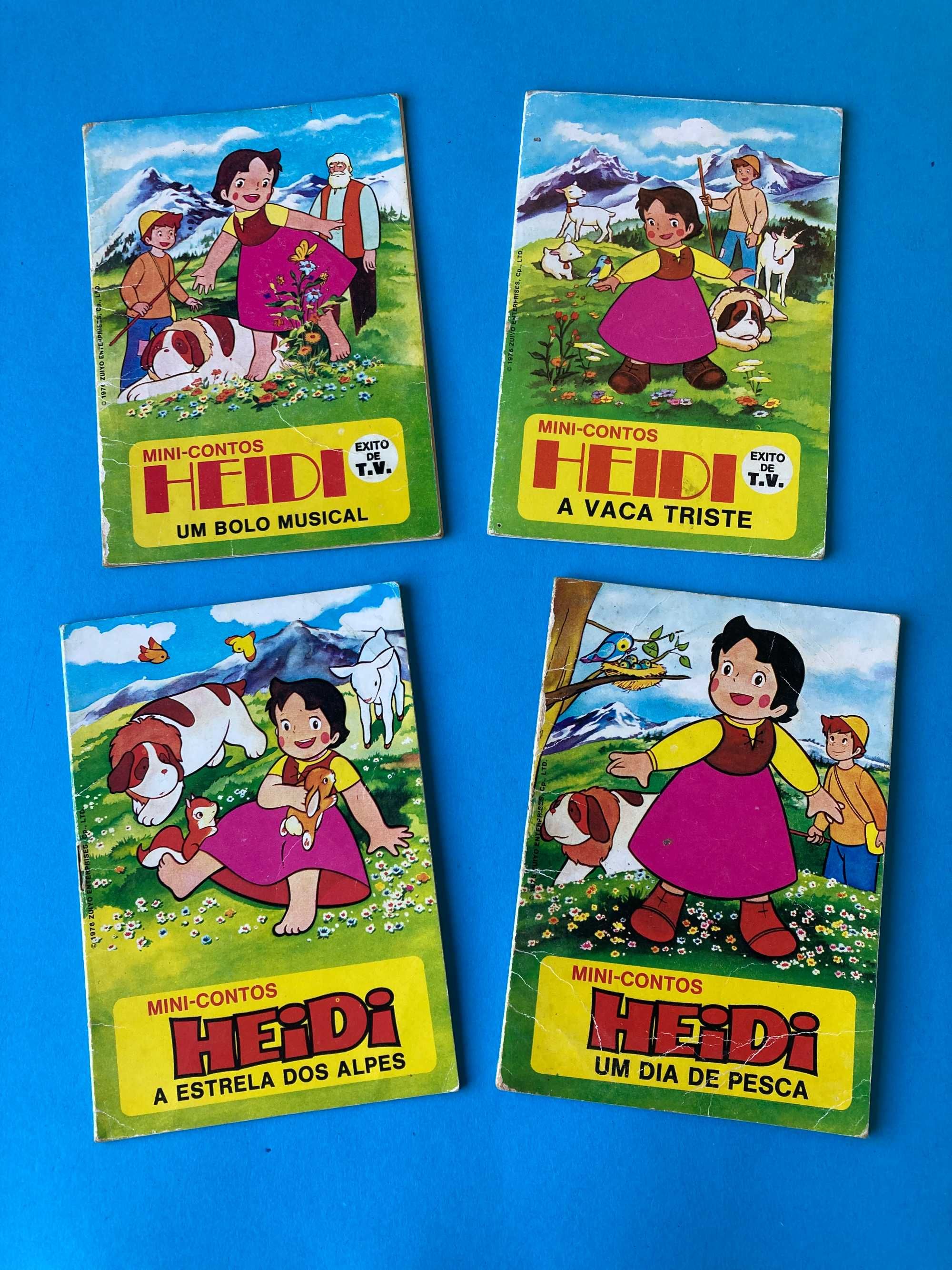 Lote de 13 Livros Mini- Contos Heidi Majora Anos 70