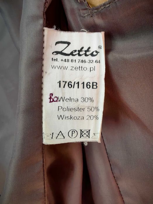 Marynarka męska  - brąz rozm 176/116B - stan idealny