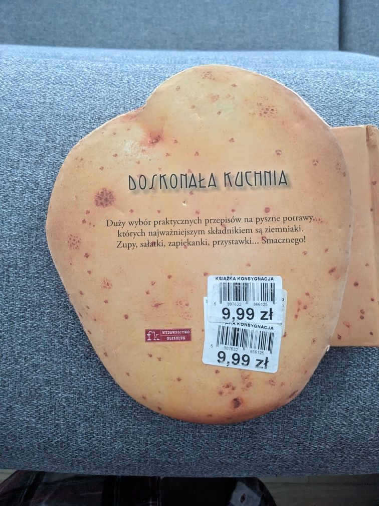 Książka z przepisami na dania z ziemniaków