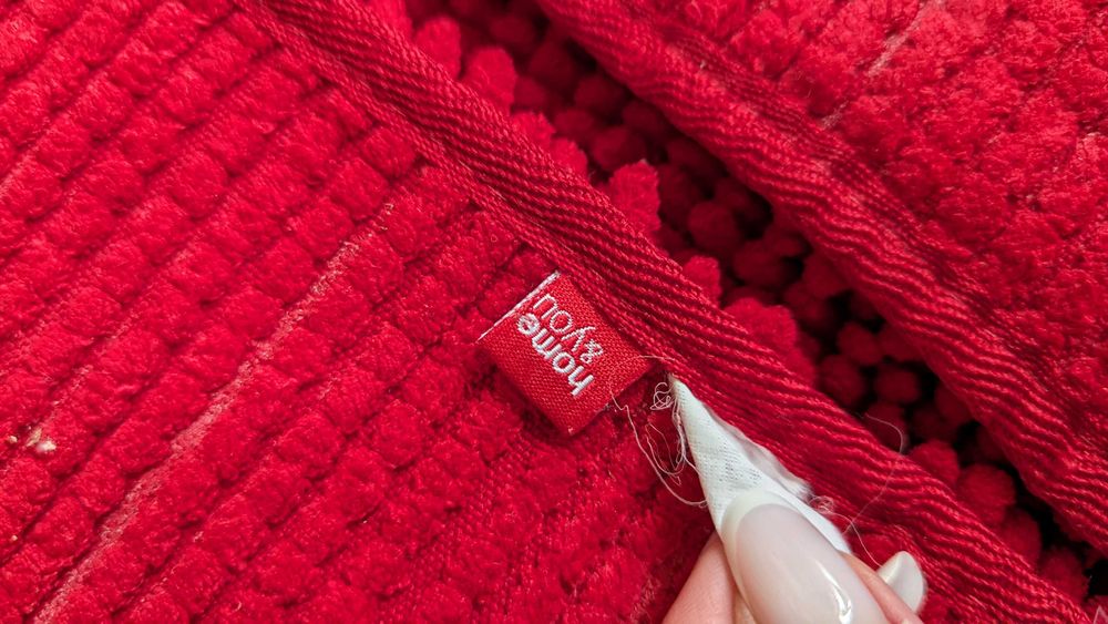 Dywanik łazienkowy czerwony Nimossos Home&You