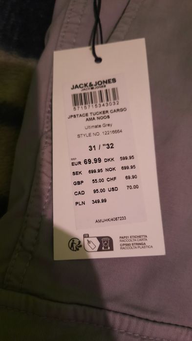 Spodnie Bojówki Jack&Jones Okazja